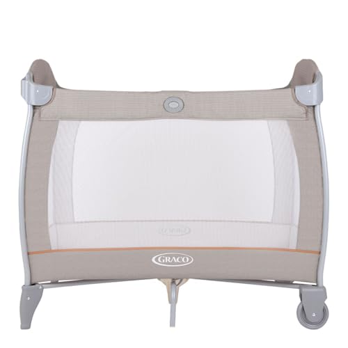 Graco Contour Electra Travel Cot with bassinet, lightweight with music, vibration, nightlight, compact fold and carrybag. Suitable from birth to approx. 3 Years, Little Adventures fashion - Image 7