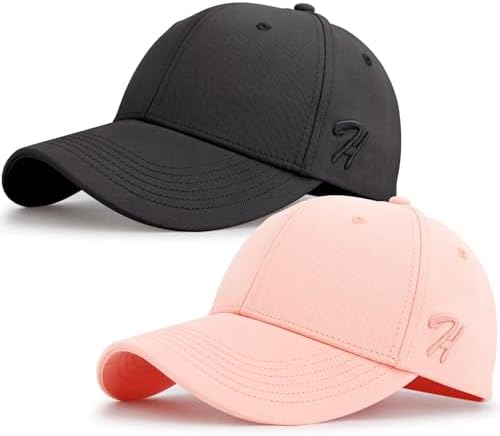 HASAGEI Baseball Cap Herren Damen 100% Baumwolle Basecap Verstellbar | Einheitsgröße, Reine Farbe Sonnenschutz Cap Unisex Baseballkappe für Freizeit Outdoor Tennis Golf Reisen Gesc