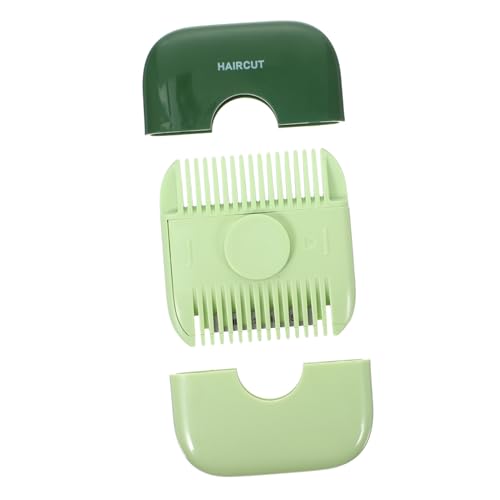 FONDOTIN Tondeuse à Cheveux Manuelle Pour Femmes Taille Compacte Acier Inoxydable Coupe-bordures Portable Pour Pointes Fourchues Usage Domestique Peigne Intégré