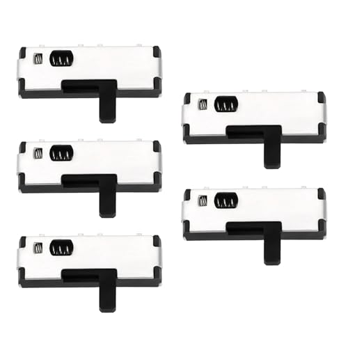 Create idea Interruptor de Encendido Principal de Consola de Juegos de 5 Piezas Compatible con Nintendo DS Lite NDSL NDS Lite 11x3,4 Mm Interruptor de Encendido del Sistema de Juegos Botón de Control