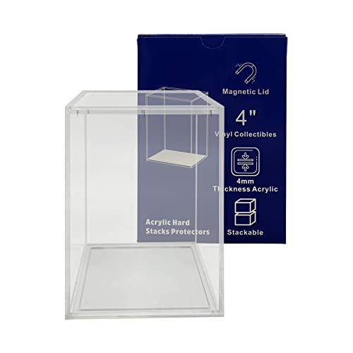 Jds Toy Store JDS-FUNKO-CASE-HARD-1PK Premium 1 Pack Jds Acrylic Hard Protectors Compatible For 4 Inch Funko Pop Vinyl Figures cover