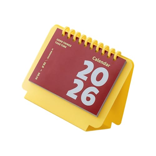 livre 2026 Petit Calendrier De Bureau Poche Bloc-notes D'écriture Mensuel Planificateur Portable Peigne Reliure En Plastique Pour La Planification Du Papier En Plastique Portable