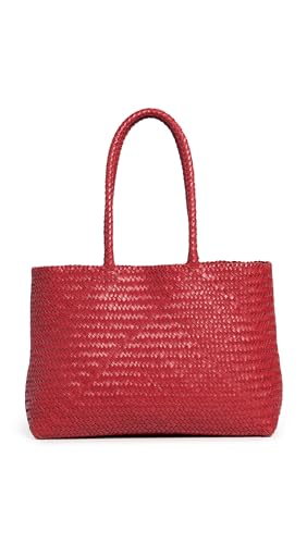 Madewell Womens The Handwoven Leather Tote Scarlett One Size