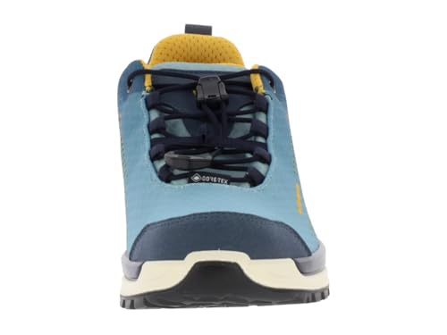 LOWA Multifunktionsschuhe Zirrox 2 GTX Lo SL Ws wasserdichte und komfortable Damen Outdoorschuhe mit griffiger Laufsohle Blue/Yellow EU 38