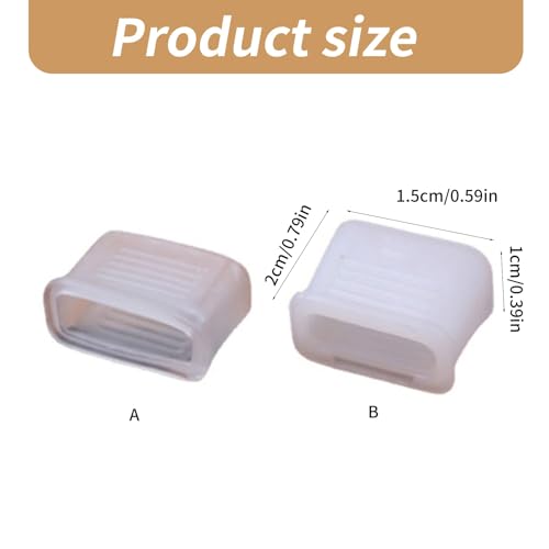 Set de 20 protectores para silbatos deportivos transparentes miniatura 5