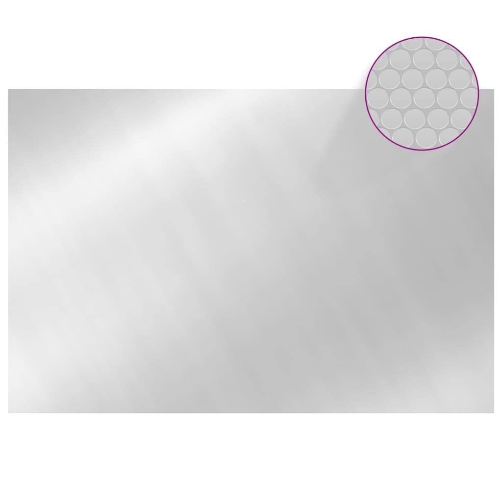 Akcesoria do basenu i spa, basen i spa, pokrowce na basen i ściereczki do podłoża Pokrowiec na basen srebrny 300x200 cm PE