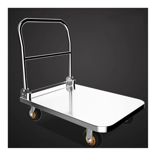 Carretilla de Plataforma de Acero Inoxidable para Uso Industrial miniatura 4