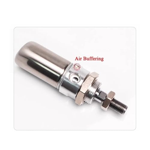 Vérin pneumatique inox 32mm course 15mm pour outillage mécanique - 5