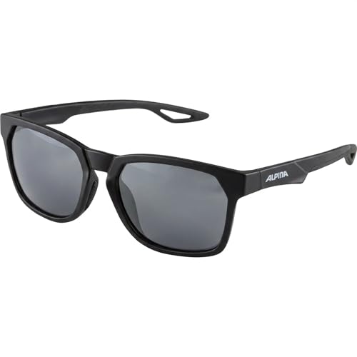 ALPINA FJORDEN Sonnenbrille 100% UV-Schutz Leichtes Unisex Design in Schwarz Matt