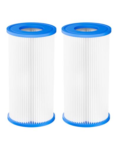 DAYEAR Pool Filter Cartridge for Type A or C,2 Pack Compatible with 29000E/59900E Aboveground...