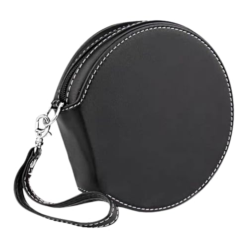 Bolsa de DVD para coche redonda para organizar CDs con cremallera