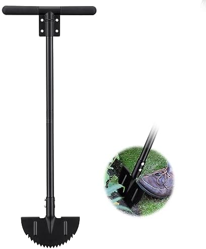 Edging Tools for Flower Beds: Which Ones Truly Stand Out? 7 Half Moon Manual Lawn Edger - 36 Inch Long Handle- Heavy Duty Manual Edging Tool for Driveway, Sidewalk, Flower Bed, Landscaping Black