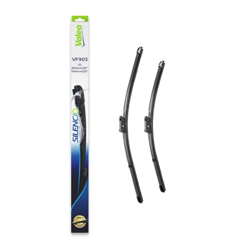 Essuie-glace plats Valeo Silencio VF903 - Kit avant 550 mm et 500 mm - 577903