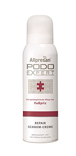 Allpresan Podo Expert Repair Schaum Creme Fusscreme bei Fußpilz, Nagelpilz, 125ml