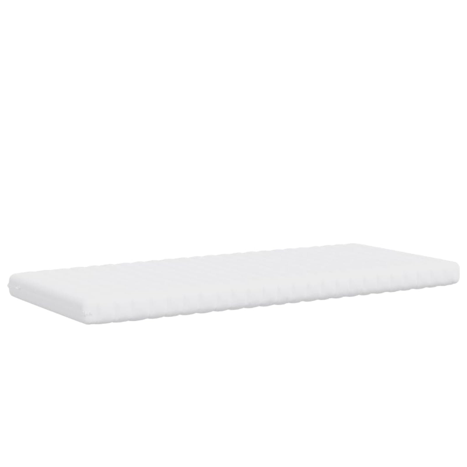 Tidyard 2 Materassi in Schiuma Bianchi 90x190 cm 7 Zone Durezza 20 ILD con Tessuto Ramato, Sostegno Ottimale per Un Sonno Perfetto 356361