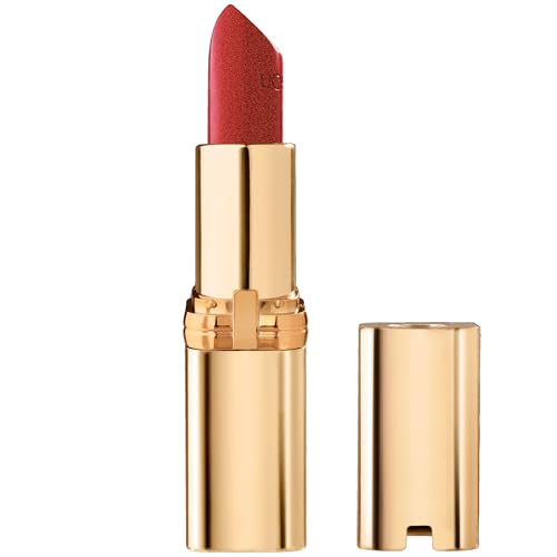 L'Oreal Paris Colour Riche Original Creamy, Hydrating Satin Lipstick with Argan Oil and Vitamin E, Blazing Lava , 1 Count