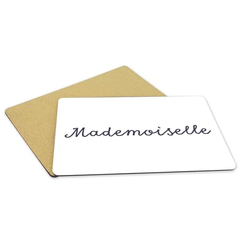 Sets de table souples grand format en liège blanc napperons 4x - 5