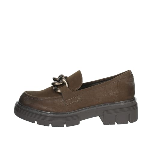 Image of MARCO TOZZI Women's Elegant Vegan Loafer with Heel