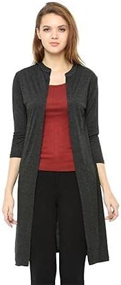 Frenchtrendz Womens's Cotton polyJaspe Shrug(Navy, XS-4XL)