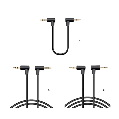 Cable auxiliar 2.5mm macho a macho con conectores dorados miniatura 4