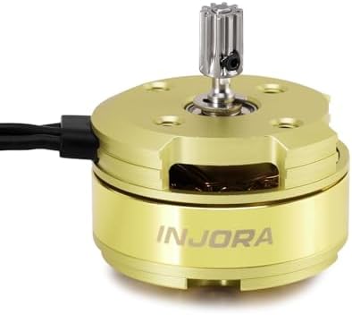 INJORA Fat Viper 2204 Brushless Outrunner Motor Gold Edition for 1/18 TRX4M Upgrade — view 3