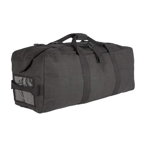 Fox Outdoor Products Gen II Two Strap Heavyweight Cotton Canvas Wax Treated Travel Outdoor Duffel Bag