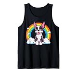 Photo Gallery simpatico cucciolo di cane boston terrier rainbow kawaii canotta Photo Gallery simpatico cucciolo di cane boston terrier rainbow kawaii canotta