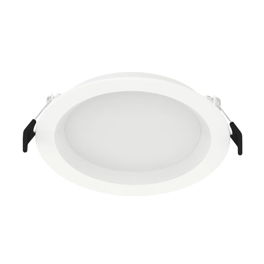 RAB Lighting WFRL-Field-Adjustable Edge-Lit LED Downlight-Canless Wafer Design-Black/White Trim-5CCT Selectable 2700K-5000K-90 CRI-Wet Rated/Dimmable