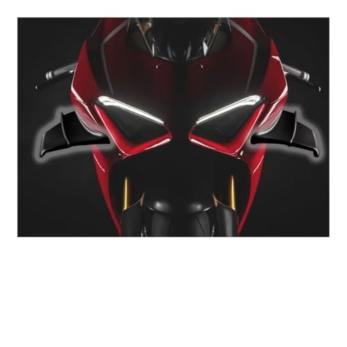 Ailerons aérodynamiques moto de précision finition Color2 pour RS660 - 2