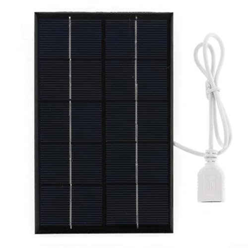 Entgoinggo Mini módulo portátil del panel solar de 2W 5V, módulo del panel solar de 142 x 88 milímetros para los dispositivos móviles