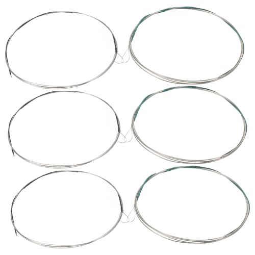 GOOHOCHY 3 pairs Erhu Replacement Strings of Durable Steel Wire Strings for Erhu Accessories Excellent Sound Tension for Enhanced Performance Suitable for Musicians and Ensembles