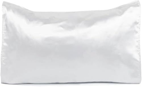 Vista 15 de Octocurl Funda de almohada de satén, champán Cheers - reversible, más suave que la seda, microfibra absorbente, refrescante, seda vegana, mantiene