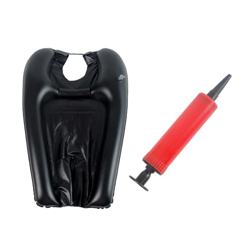 Cuenco inflable portátil para champú fácil de usar, bandeja de lavado de cabello de 60 cm para un enjuague seguro del cabello en casa o mientras viajas, cuenco portátil para champú