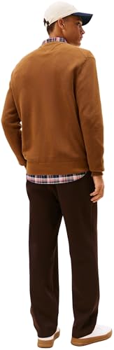 pull texturé à col ras du cou et drapeau brodé - vue 6