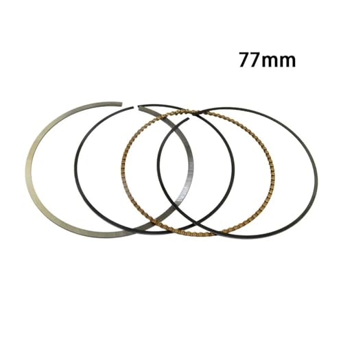 Segments de piston RMZ250 taille STD 77mm pour compression maximale - 2