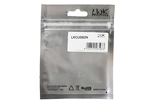 LINK LKCUSB2N Cable Usb 2.0 Connectors A-B Copper Mt 1.80 Color Black - Image 2