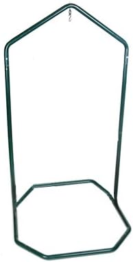 Green Mountain Hammocks - Hanging Chair Stand - 400 lb Capacity - Durable, Easy Set Up - Heavy Duty Steel Construction - Fits Almost Any Size Hanging Chair - Indoor / Outdoor Space Saving Design - Green