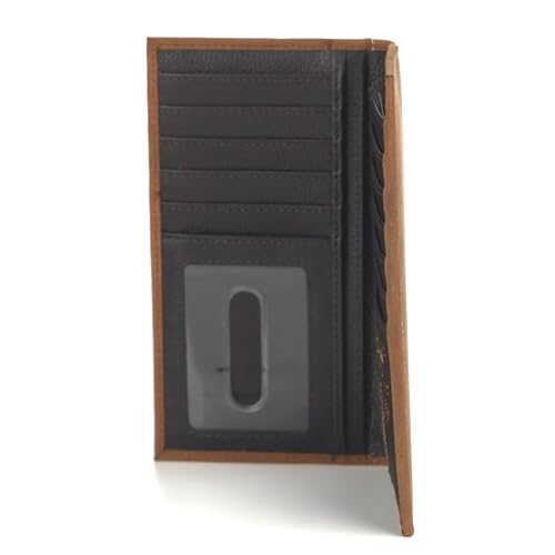 ARIAT Brindle Calf Hair Rodeo Wallet, Brown3