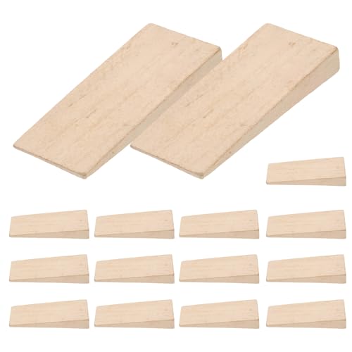 KONTONTY 15 Pezzi Set 15 Pezzi Cunei in Legno per Manico d'Ascia e Martello, Accessori di Fissaggio per Utensili da Giardinaggio, Kit Rinforzo per Manici Attrezzi da Lavoro All’Aperto
