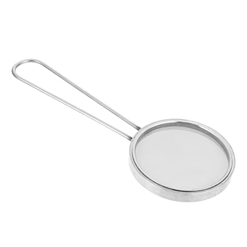 MUSISALY 200 Cell Sieve Fine Mesh Colander Mesh Cell Strainer Test Sieve Standard Cell Strainer Fine Sieve Strainer Cell Strainer for Cytometry Experiment Mesh Filter Stainless Steel Silver