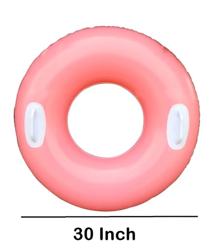 Image of Adult Swimming Ring Inflatable Pool Float, Multi Color, 30 inch