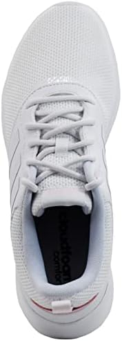 adidas Women's QT Racer 2.0 Running Shoe White/White/Clear Pink 7 M US | Image 4