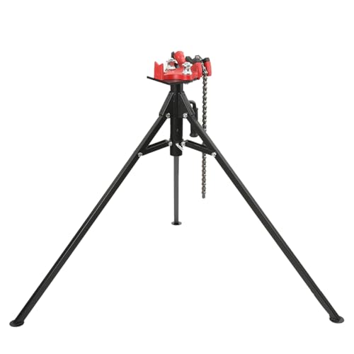 Tornillo de Banco con Cadena para Tubos trípode Capacidad para de 1/8 a 5 Pulgadas Antideslizante