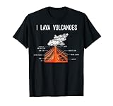 Tierra Magma Camisa, Lava, Volcán, Geología Diseño de la Ciencia. Para los estudiantes en la clase de ciencias que los volcanes de lava y ciencias de la tierra. Conozca cómo funciona un volcán.