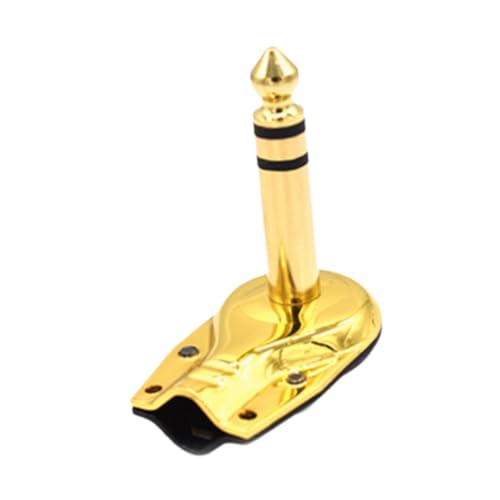 Tachiuwa Gitatarftent Pedal Connector Mono MALE�v���O�p���P�[�L�ڑ�6.35 Mm��m�C�Y1/4 "�X�s�[�J�[�p�v���~�A��, �X�e���I�V���o�[