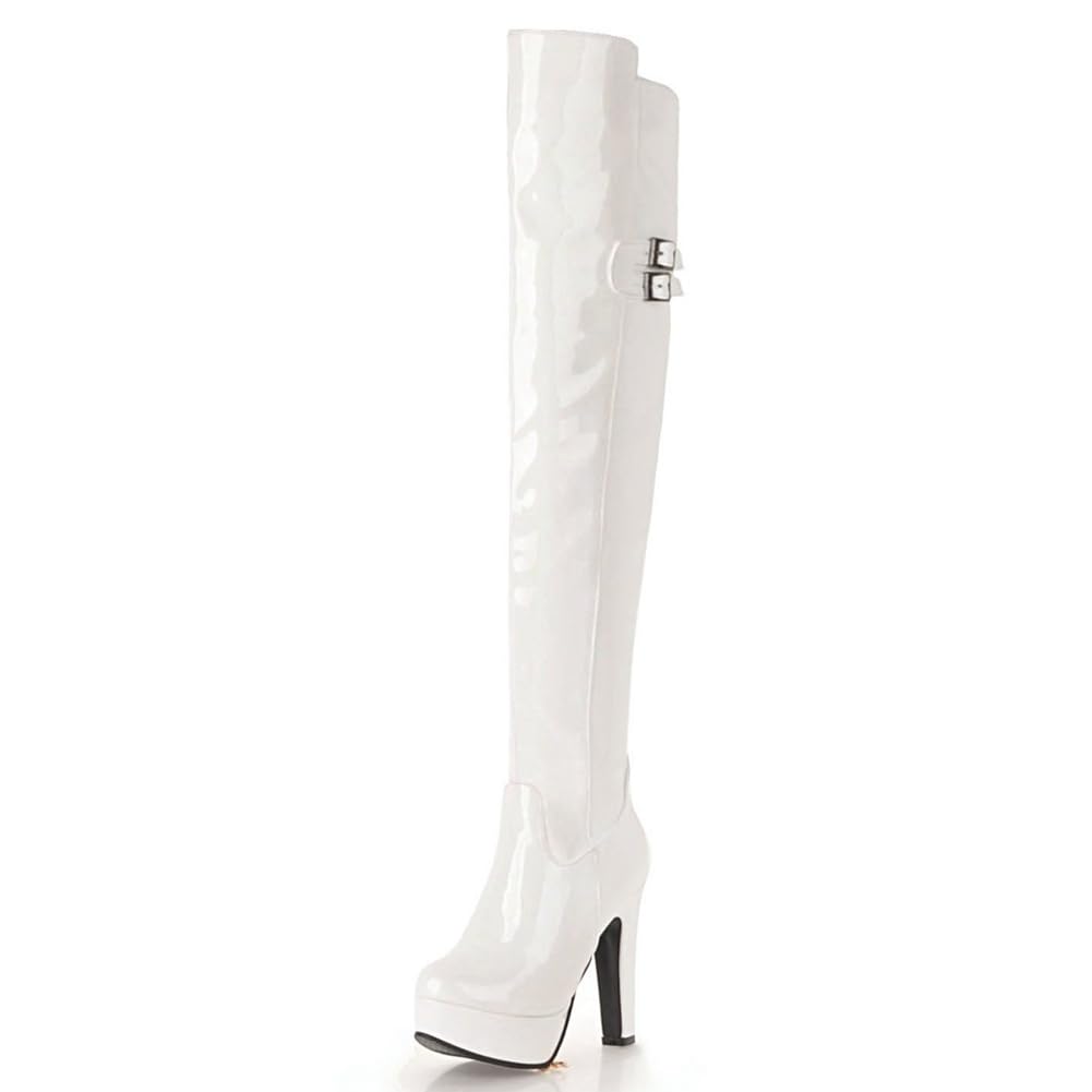 Bottes over knee pour bal et danse avec bout pointu chic de taille 39 - 7
