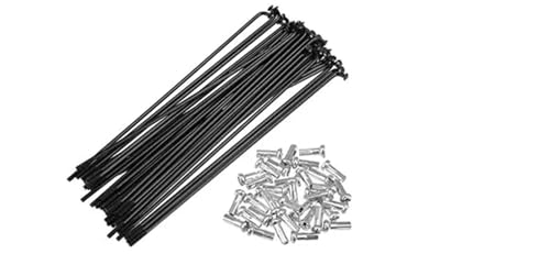 MFUPR Radios, radios de Rueda, 36 Piezas 14G J Bend Aptos for radios de Acero de Bicicleta 119 mm 125 mm 136 mm 138 mm 141 mm 144 mm 153 mm 158 mm 169 m Radios de Ciclo con pezones(136mm 36pcs)