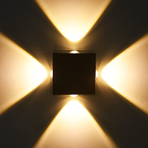 Image of 6Watt Rectangular Updown Outdoor Waterproof (IP-65) led Elevation Light (R.G.B-Multicolour)