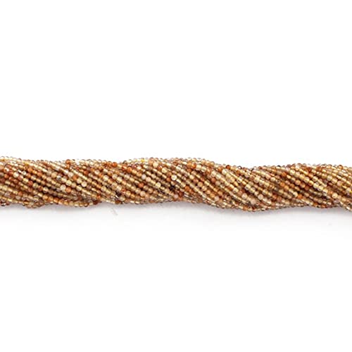 Golden rutile small beads 2mm rondelles facettées pierres naturelles LKBEADS 13 pouces