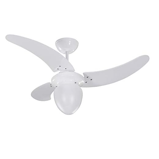 Ventilador Búzios Max Com Lustre 220V 3P, Tron, Branco